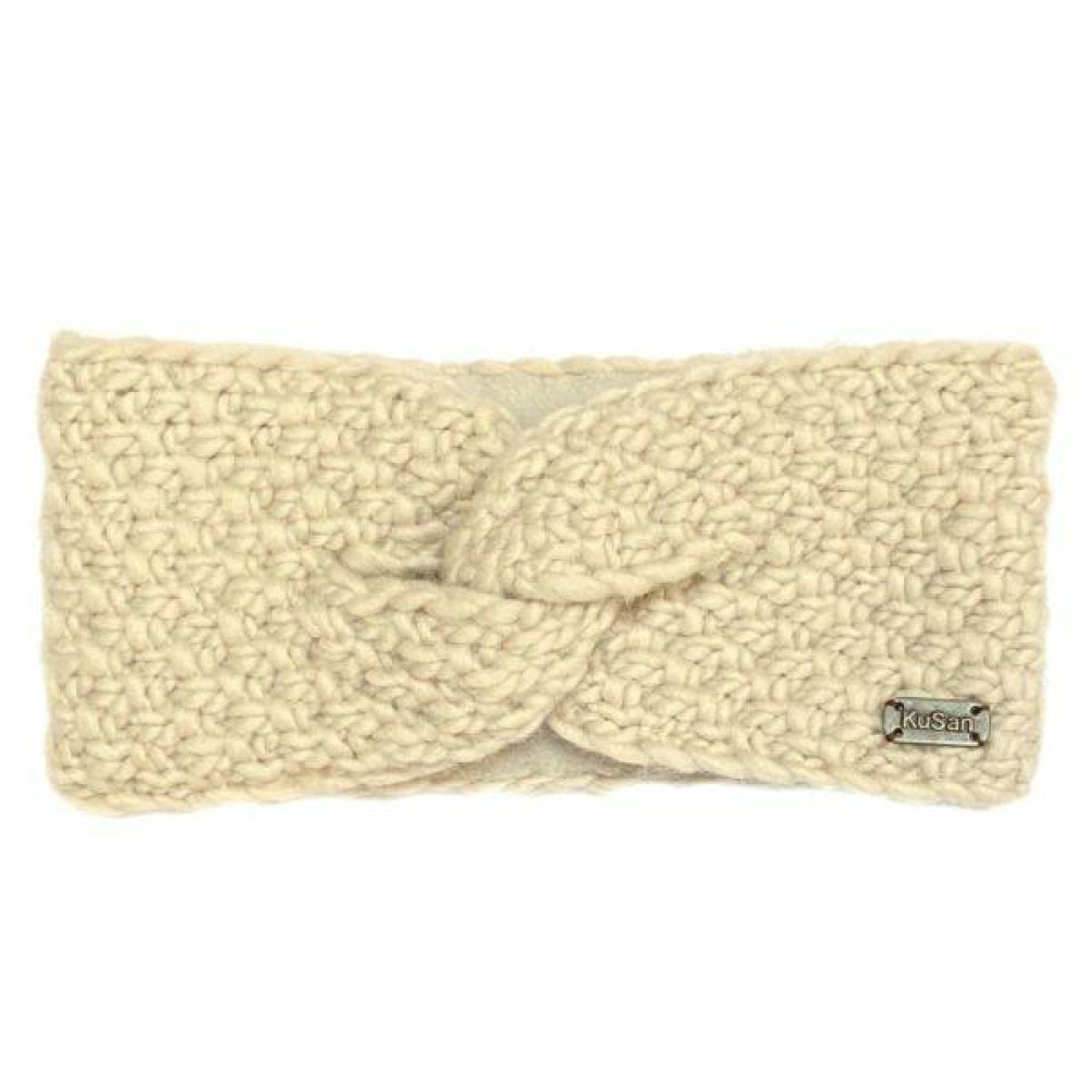 Kusan Mos Yarn Head Band Oatmeal